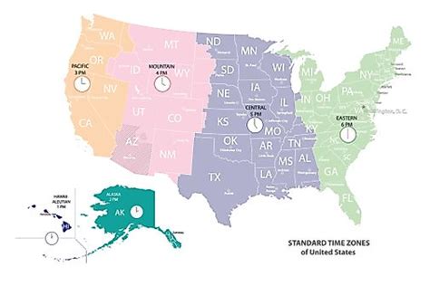 Alaska Time Zones Map | Living Room Design 2020