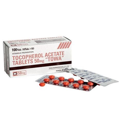 Tocopherol Acetate Tablets Mg Towa Ayaluunpharm Llc