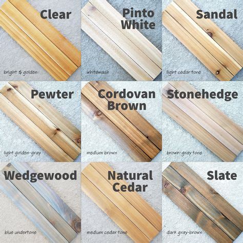 Top 10 stain colors for cedar wood ideas and inspiration