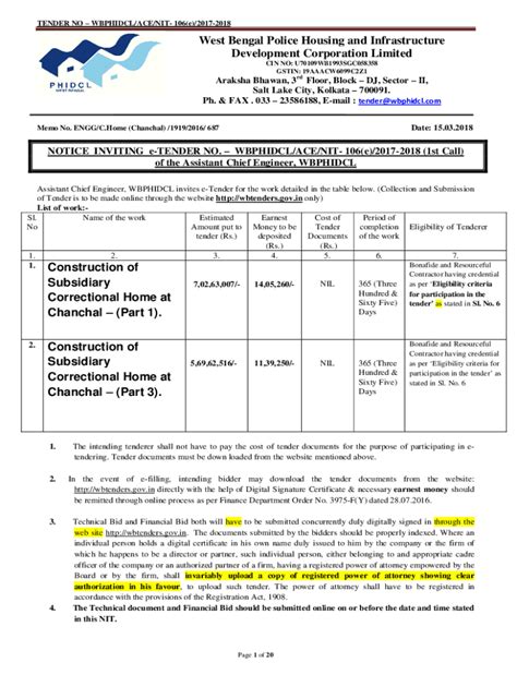 Fillable Online West Bengal Police Housing And Infrastructure Fax