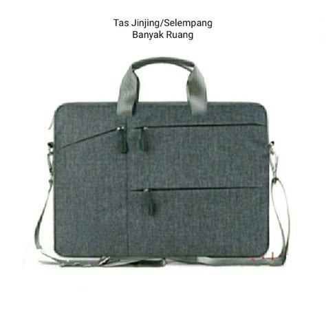 Jual TAS LAPTOP BISA SELEMPANG Dan JINJING SERBAGUNA Banyak Sekat Tas