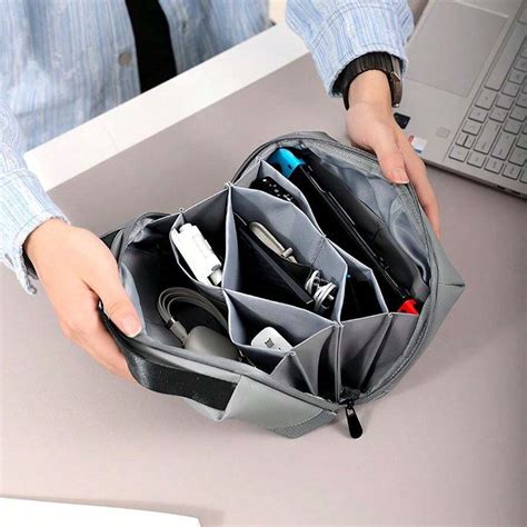 Bolsa De Almacenamiento Para Cables Organizador Electrónico Digital
