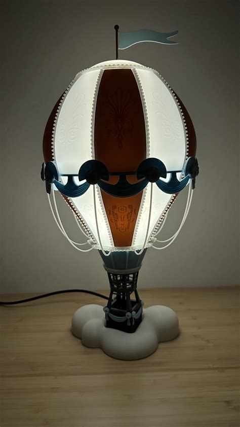 3D Printable Hot Air Balloon Lamp Made With Bambu X1CCults