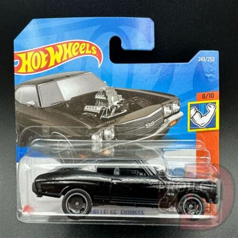 Hot Wheels Chevelle SS Express Black Muscle Mania 2022 8 10 243 250 P