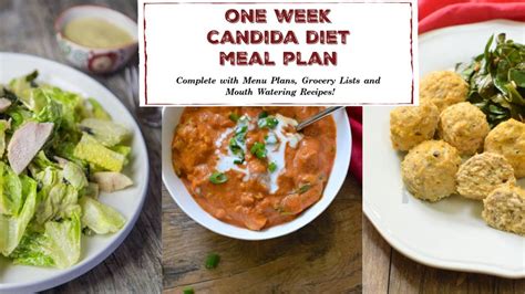 One Week Candida Diet Meal Plan