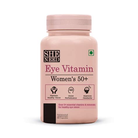 Sheneed Womens Eye Vitamin Supplement For Dry Eyes Healthy Vision