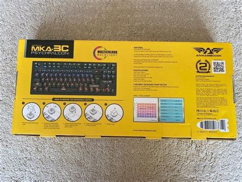 Armaggeddon Mka C Psychfalcon Full Mechanical Gaming Keyboard Blue