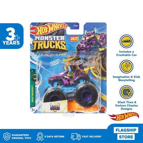 Promo Hot Wheels Monster Trucks Steer Clear Mainan Mobil Balap Diskon Di Seller