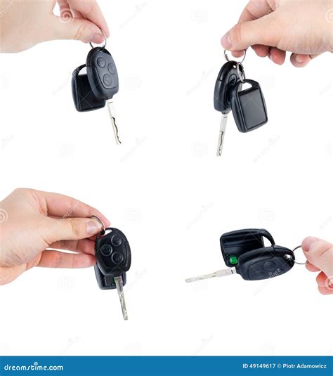 Car Keys Set With Remote Control Stock Image Image Of Object Door