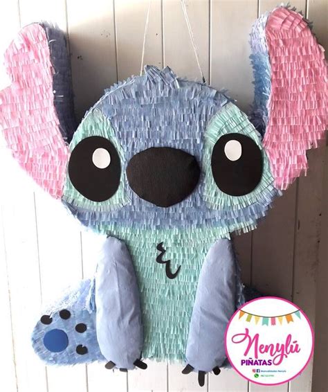 Piñata de Stitch Diseños de piñatas Como hacer piñatas faciles