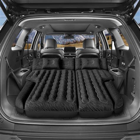 DikaSun Inflatable SUV Air Mattress: Double-Sided Flocking Car
