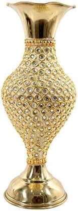 Buy Skywalker Metal Flower Vase Inches Gold Online At Low Prices