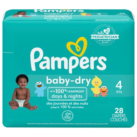 Save On Pampers Baby Dry Size 4 Baby Diapers 22 37 Lb Order Online