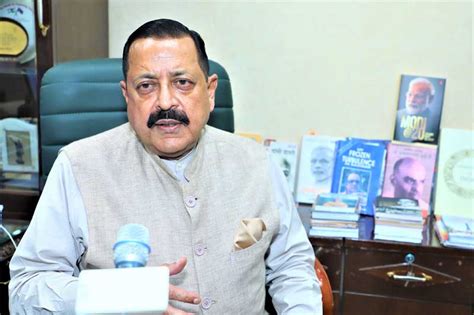 Union Minister Dr Jitendra Singh Speaking In An Interview At New Delhi