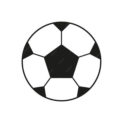 Icono De Pelota De Fútbol Icono De Pelota De Fútbol Ilustración