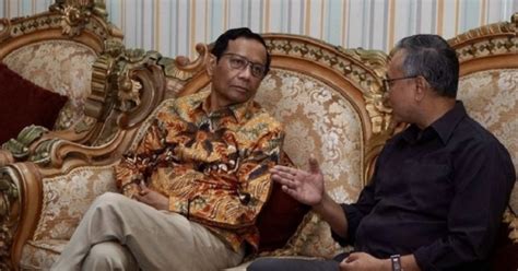 Tiba Di Lampung Mahfud Md Tanya Peta Politik Ke Tim Pemenangan Daerah