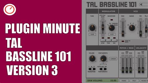 Tal Bassline 101 V3 Synthesizer First Look Roland Sh 101 The Plugin Minute Synth Anatomy