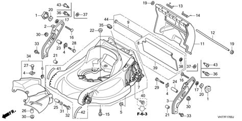 Ersatzteile und Zeichnung vom Rasenmäher Honda HRX537C4 VYEA