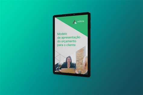 Modelo de apresentação de orçamento para o cliente