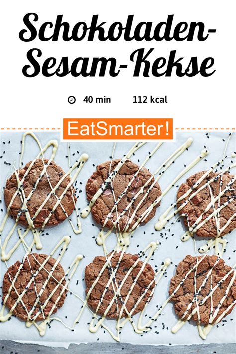 Schokoladen Sesam Kekse Orientalischer Backspa Rezept Eat Smarter