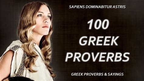 Greek Proverbs And Sayings By SAPIENT LIFE YouTube