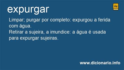 O Que Significa Expurgar