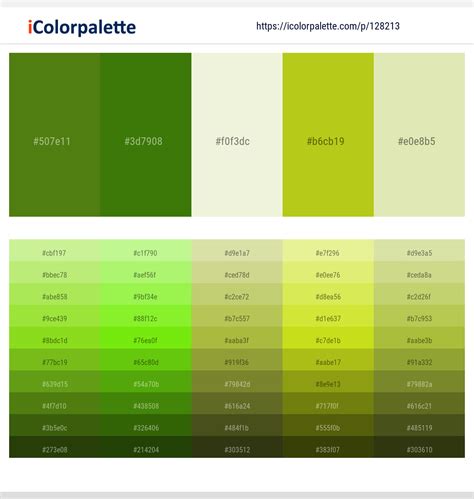 55 Latest Color Schemes with Green Leaf And Green Leaf Color tone combinations | 2024 ...