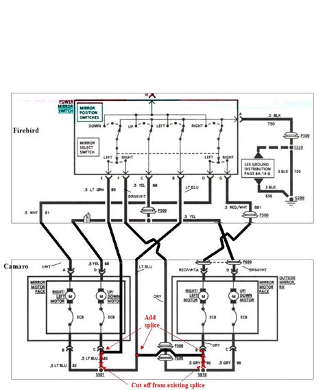 Power Mirror Switch Wiring Diagram