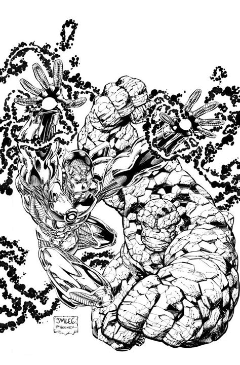 Iron Man And The Thing By Jim Lee Marvel Comics Jim Lee Jim Lee Art