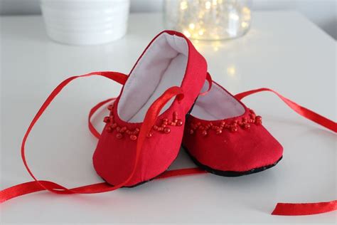 Red Shoes Baby Girl Shoes Toddler Shoe Newborn Shoe Baby Etsy