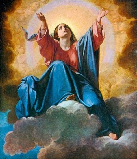 The Blessed Virgin Mary Assumed Into Heaven Assumption Of Mary