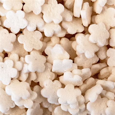White flower Sprinkles | Cake Decorations | Michton | UK – The Choc Factory