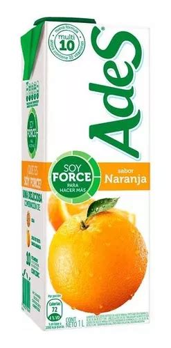 Pack X 6 Unid Jugo Naranja 1 Lt Ades Jugos P Beber