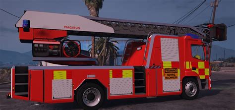 Mercedes Benz Atego Generic Fire Brigade Aerial Ladder Gta Mods