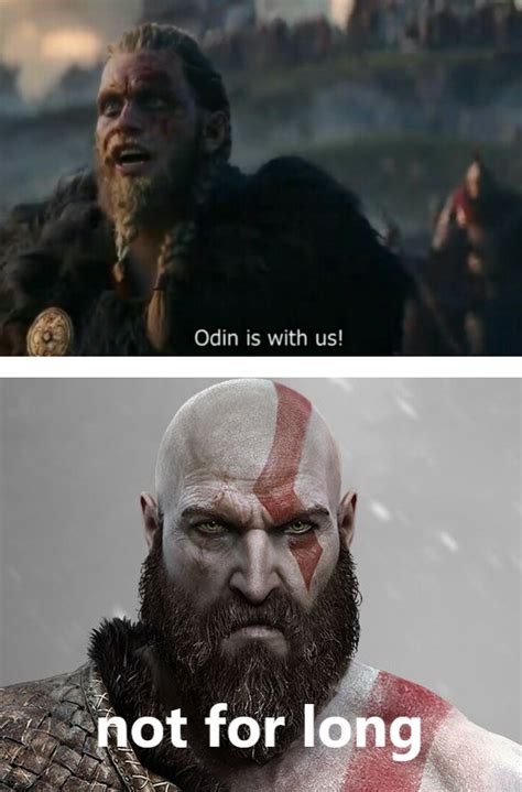 Kratos Go Boom Odin Is With Us Know Your Meme