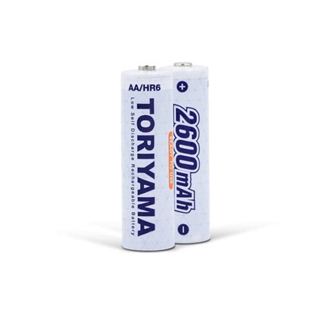 ถ่านชาร์จ แบตเตอรี่ชาร์จ Toriyama ขนาด Aa 2600mah 1 2ni Mh Low Self