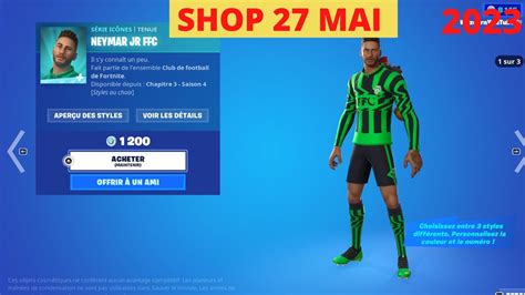 New Neymar Jr Fortnite Skin Boutique Mai Fortnite Battle Royal