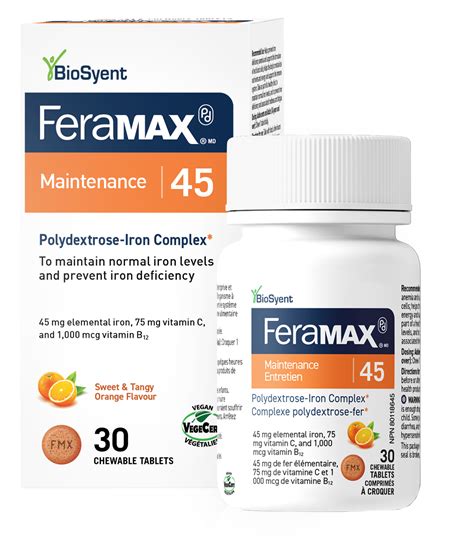 Feramax® Pd Therapeutic 150 The 1 Iron Supplement In Canada