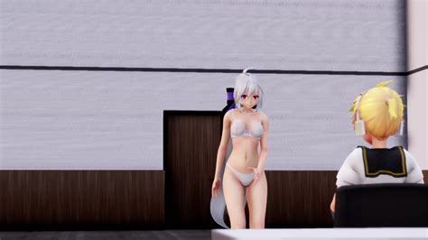 Mmd R Haku Strip Elect Re Upload Mmd