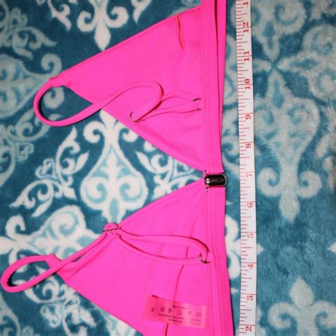 Bright Pink Bikini Top Size S Summer Neon Depop