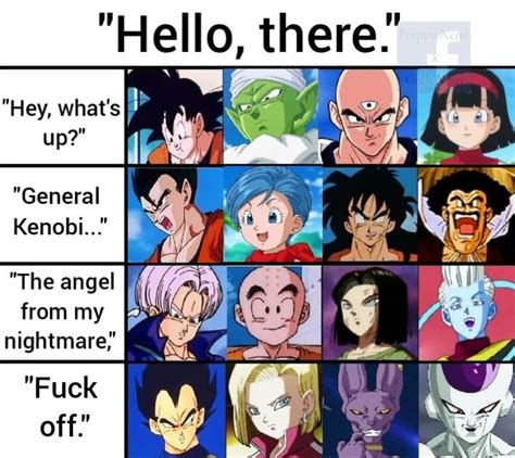 Character Alignment Chart Memes Dragon Ball Super Preppy Nerd X