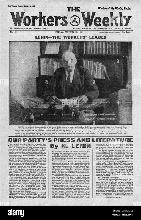 Vladimir Lenin Und Mikhail Kalinin Fotos Und Bildmaterial In Hoher