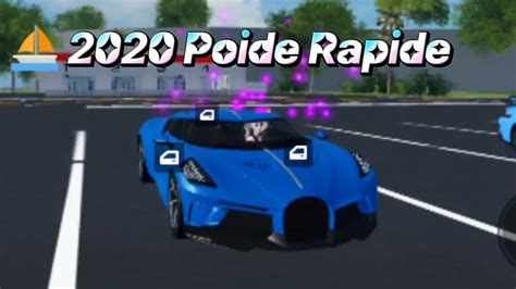 ROBLOX Vehicle Legends 2020 Poide Rapide Lap Time YouTube