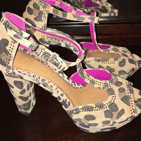 Cute Cheetah Heels Only Worn Once One Of My Favorite Pairs Of Shoes