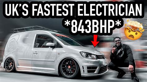 843 Bhp Vw Caddy Audi S3 Swap Youtube