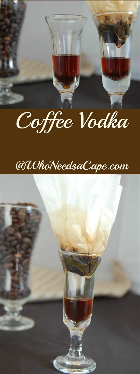Coffee Vodka - Who Needs A Cape?