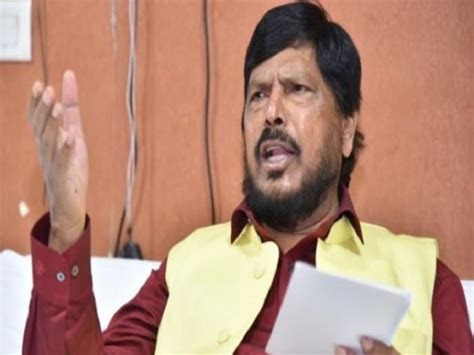 Those Who Don T Like Constitution Can Leave India Ramdas Athawale केंद्रीय मंत्री रामदास