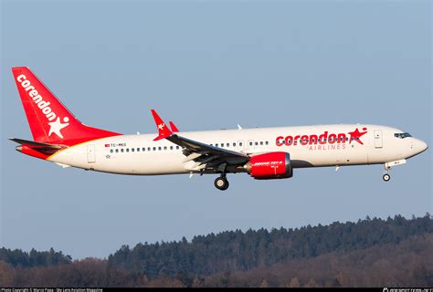 TC MKS Corendon Airlines Boeing 737 8 MAX Photo By Marco Papa Sky