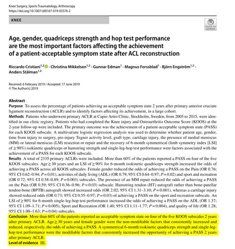 Physio Meets Science On Twitter Age Gender Quadriceps Strength And