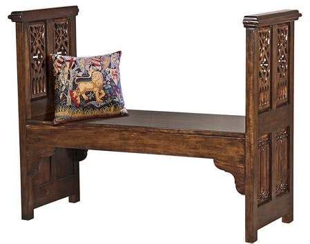 Design Toscano Canterbury Abbey Gothic Bench Walmart Gothic